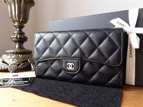 2013 black chanel caviar wallet|Authentic CHANEL CC Classic Caviar Flap Wallet on .